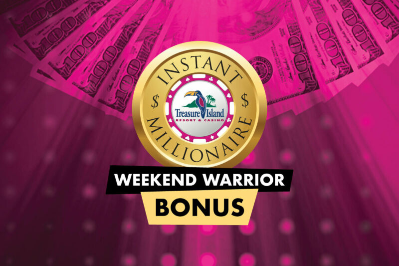 Instant Millionaire Weekend Warrior Bonus 1200x800